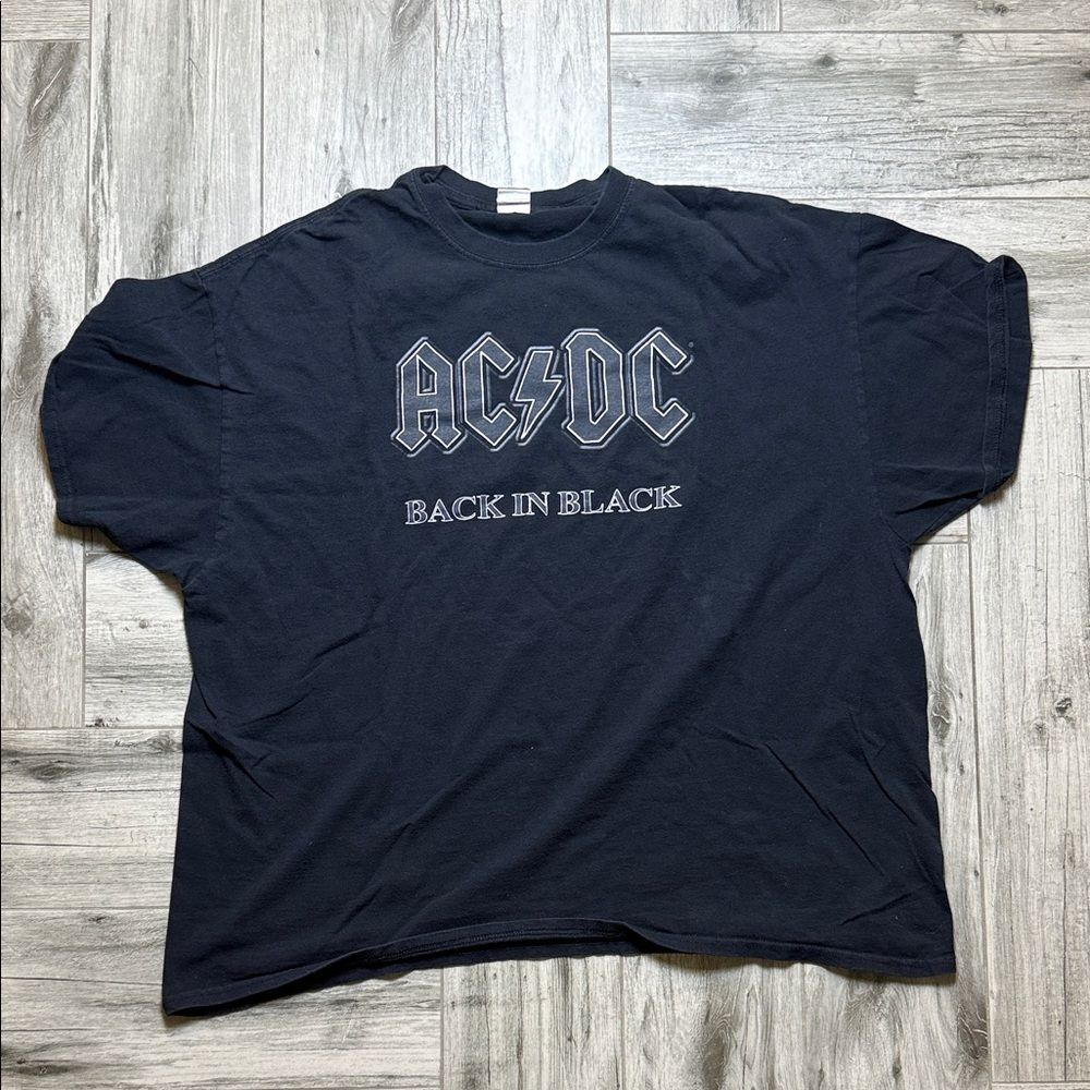 AC/DC Black Short Sleeve Tee